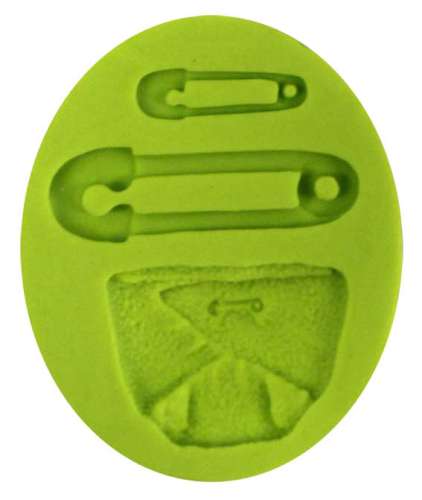 Nappy and Bins Silicone Mould